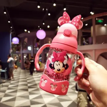 Disney Frozen Elsa Princess Cup Cute Cartoon Mickey Minnie Milk Juice Cups  AS Crystal Cup Mouthwash Cup