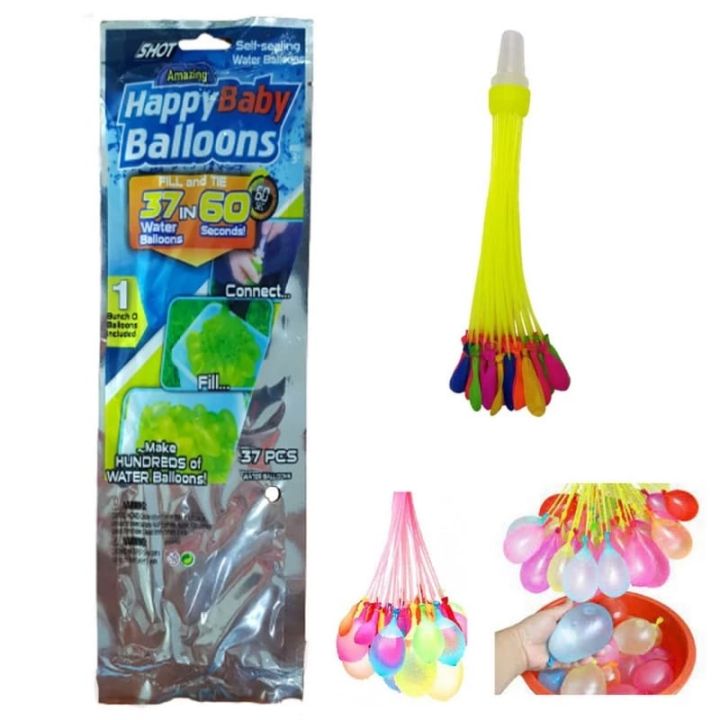 OUTDOOR PARTY WATER BALLOONS GAMES WATER BALLOONS TOY / QUICK FILL ...