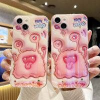 3D ประกายเพชรบลูเรย์แบบสามมิติสไตล์มอนสเตอร์เคสโทรศัพท์มือถือ OPPO Reno7/6/5/4/3Pro ซิลิโคน A72เคสโทรศัพท์มือถือ A93 R15ผู้หญิง R17รวมทั้งหมด