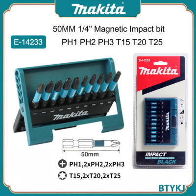 Makita ชุดดอกสว่านกระแทก10ชิ้น E-14233 50มม. 1/4 