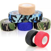 8 Rolls 2.5cm Width Finger Elastoplast Self Adhesive Bandage Cohesive Bandages Adherent Wrap Pet Tape Cleaning Tools