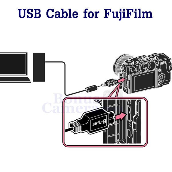 สายยูเอสบีต่อกล้องฟูจิ-x-h1-x-t2-gfx-50s-เข้ากับคอมพิวเตอร์-ยาว-3-m-usb-cable-for-fujifilm