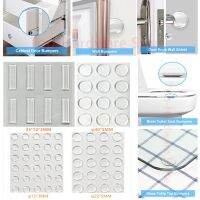 【LZ】✹  Cabinet Door Bumpers Self-Adhesive Clear Soft Buffer Pads Door Stopper Wall Protector Guard Strip for Refrigerator Car Furniture