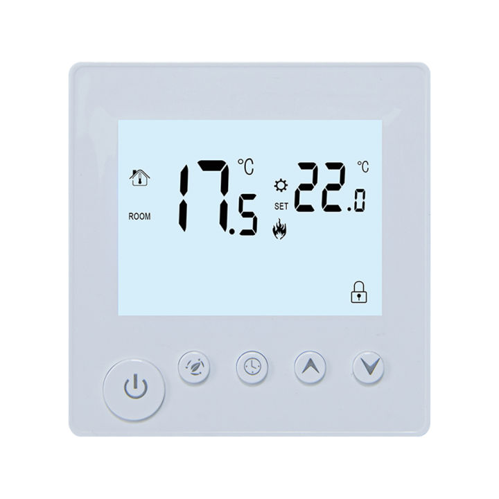fansline-ตัวควบคุมอุณหภูมิเวลาจอ-lcd-แบ็คไลต์สัปดาห์การแสดงอุณหภูมิในร่มตั้งอุณหภูมิเป้าหมายการกำหนดเวลาด้วยตนเองโหมดประหยัดพลังงาน