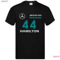 Sort.V New เสื้อยืดผ้าฝ้ายแขนสั้น F 1 Benz Amg Petronas Cargo 44 เสื้อยืดพิมพ์ลาย JQe 【จัดส่งจากประเทศไทย】