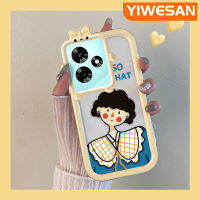 เคส Chenyyyka สำหรับ Infix 30 Pro 30i ร้อน20 Play 20i ร้อน9 Play เคสการ์ตูนน่ารักน่ารักสวยงามม้วนเด็กผู้หญิงที่มีสีสันเคสมือถือกันรอยขีดข่วนป้องกันรอยขีดข่วนฝาครอบป้องกันปลอกโปร่งใส