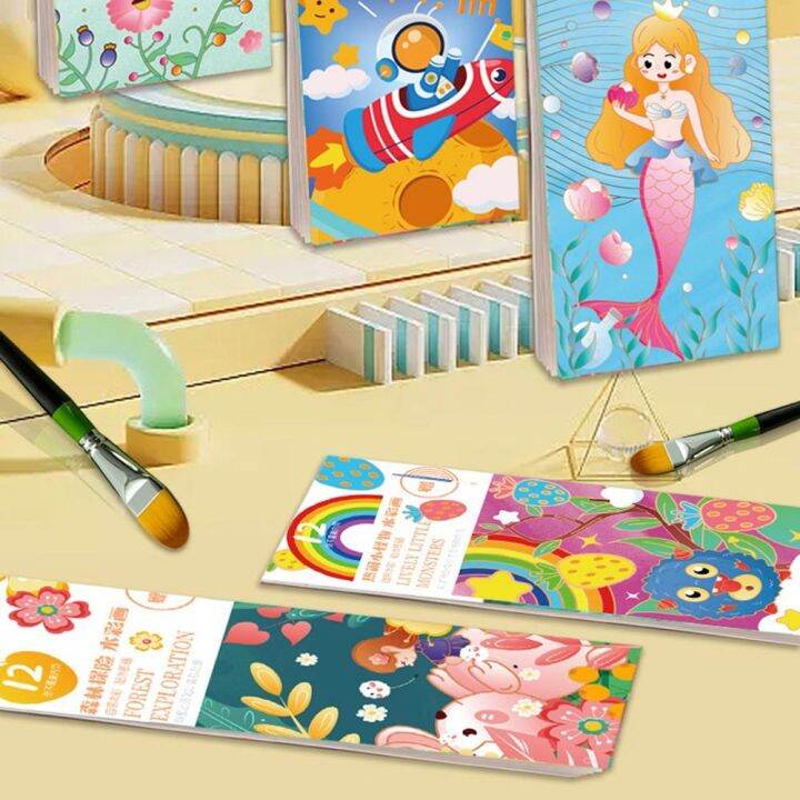 Kids Art Painting Set 19pcs DIY Watercolor Painting with Drawing