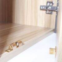 ™❐  Door accessories copper bead buckle free punch solid clothes cabinet door suction lock switch