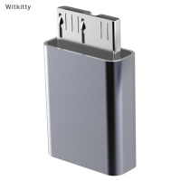 Witkitty อะแดปเตอร์อลูมิเนียมอะแดปเตอร์ USB TypeC หญิงถึง USB3.0 microb MALE CONNECTOR