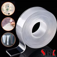 Nano Tape Loop Grip Universal 1/2/3/5M Tie NoTrace Washable Tape Multifungsi Transparan Reusable Nanogel Nano Akrilik