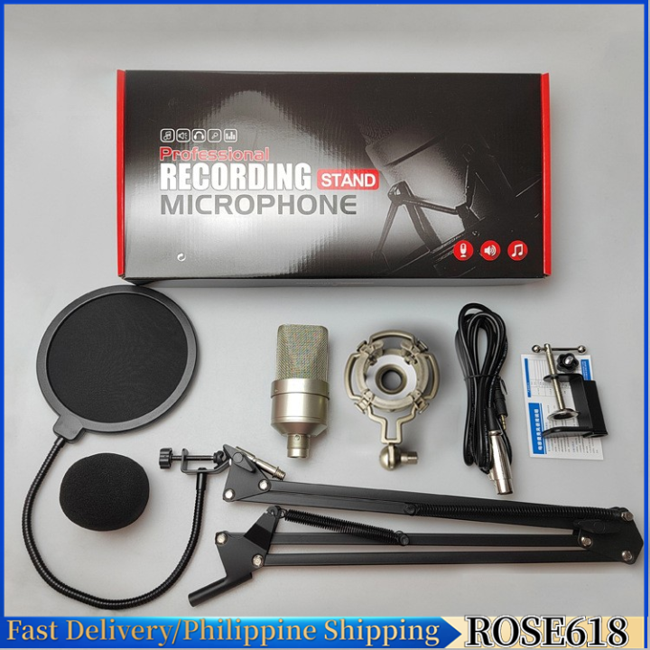 6PCS Metal 103 Condenser Microphone Noise Reduction Host Professional