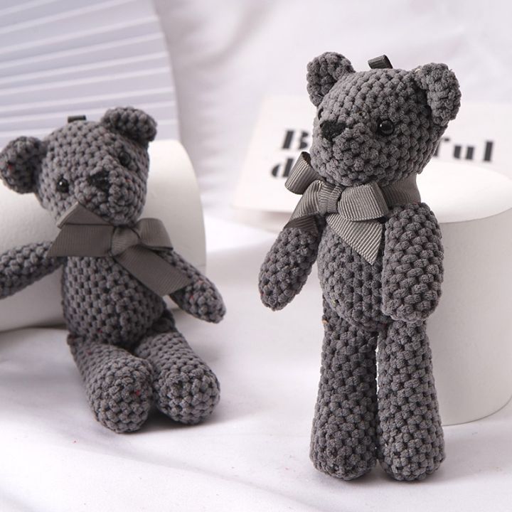ของเล่นตุ๊กตายัดไส้ลูกหมี15cm-รูปสัตว์น่ารักกระเป๋าพวงกุญแจตุ๊กตาเด็ก-kado-ulang-tahun-งานแต่งงานงานปาร์ตี้ตุ๊กตาของเล่น