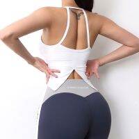 [COD]Yoga vest women with breast implants outside wear condole belt running fitness sports beauty back thin coat เสื้อกล้ามโยคะสำหรับผู้หญิงที่มีแผ่นรองหน้าอกสำหรับใส่ด้านนอกสายเดี่ยวสำหรับวิ่งออกกำลังกายชุดชั้นในกีฬาหลังสวยเสื้อแบบบาง