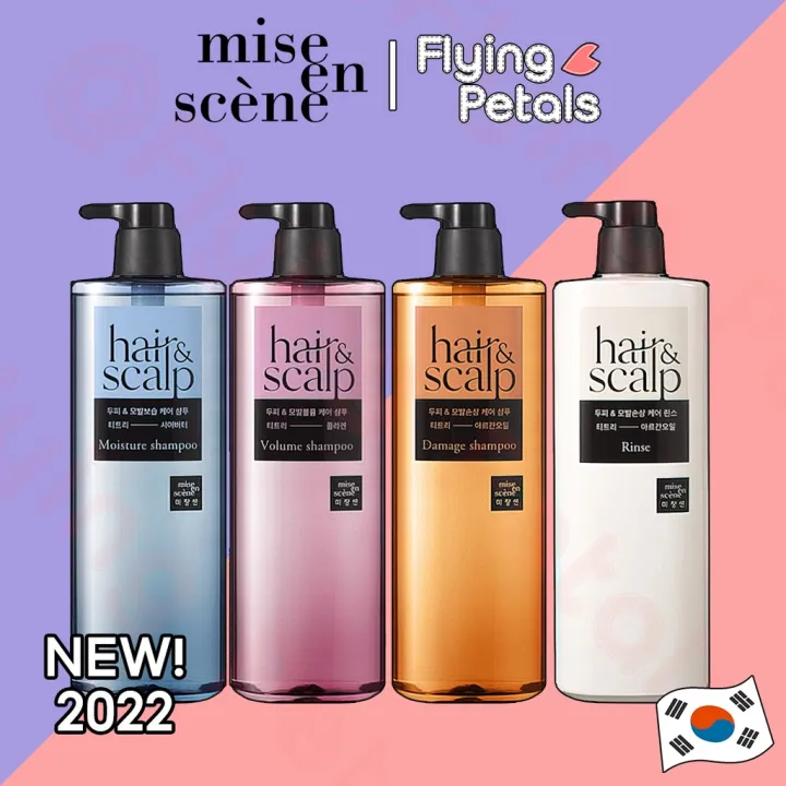 Mise en Scene Hair&Scalp Shampoo Conditioner Teatree [Moisture / Volume