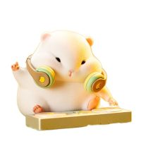 Foodie Hamster Clark Band Series Adornment Cute Flocking Doll Car Decoration Girl Heart Gift