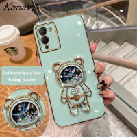 Kanavi เคสโทรศัพท์แฟชั่น Infinix Smart 4 4C Smart 5 Smart 5 Pro Smart 6 HD 10i ร้อน10 Lite ตัวชุบโลหะหรูหรามนุษย์อวกาศกรอบซิลิโคนนิ่มกันกระแทก