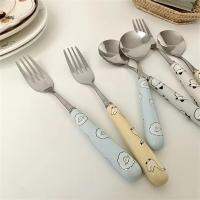 Ingot ช้อนน่ารัก Universal อุปกรณ์ครัวช้อนข้าวสแตนเลสครัวเครื่องมือและ Gadgets เค้กส้อม Cutlery