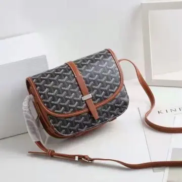 GOYARD GOYARD Belvedere Monogram Casual Style Canvas Leather Elegant Style  Crossbody in 2023