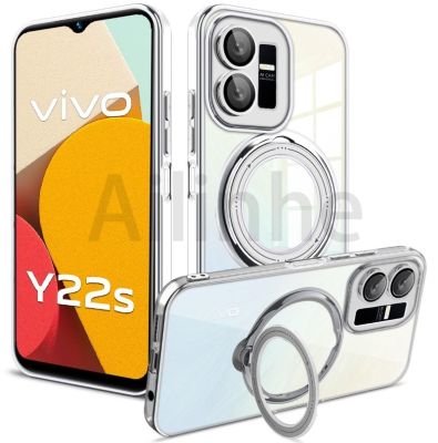 Vivo เคสโทรศัพท์สำหรับ Vivo Y11 Y12 Y15 Y17 Y12A Y12S Y20 Y16 Y22S Y35ตั้งที่ป้องกันกล้องกรอบโทรศัพท์กันกระแทกแบบใสนิ่ม