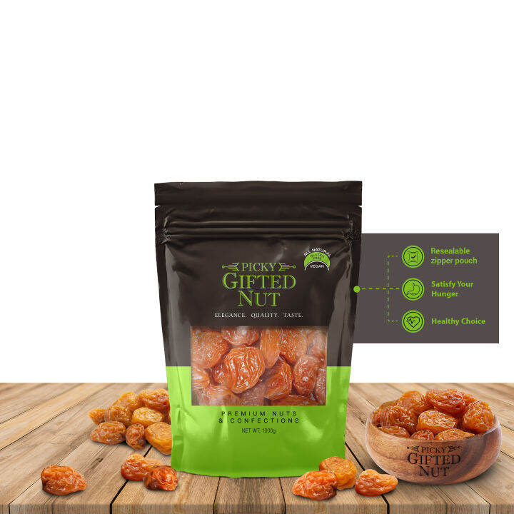 Dried PlumsPrunes with seeds 150g250g (Sour Golden/Yellow ) Lazada PH