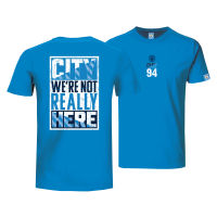 เสื้อคอกลมคอตตอน Manchester City รุ่น MCFC-MT040 สีฟ้า