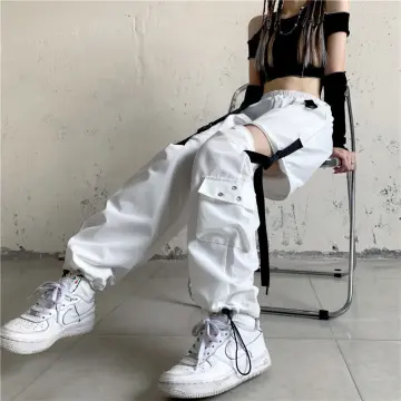 y2k 6 Pocket Cargo Pants Straight Cut Pants Casual Baggy Pants Women Men  Korea Wide Leg Pants