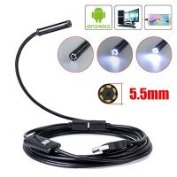 【Trusted】 USB กล้องเคเบิล Endoscope อ่อน5.5มม. 1ม./2ม./3.5ม./5ม. กล้องจิ๋วกล้องงู Led สำหรับโทรศัพท์พีซี