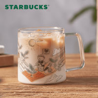 Starbuck ถ้วยใหม่หมีแก้วความจุขนาดใหญ่แก้วหญิงดื่มถ้วยโฮมออฟฟิศสก์ท็อปถ้วย