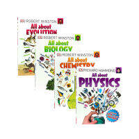 DK Popular Science Encyclopedia of physical chemistry and biological evolution 4 volumes all about physics / Chemistry / Biology / evolution