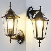 European Wall Lamp Outdoor Waterproof Stair Corridor Balcony Lamp Retro Outdoor Wall Lamp American Courtyard Lamp