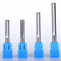 1Pcs 6mm Two Flutes ตรงสล็อต End Mill CNC เครื่องมือตัดสองมิติ Router Bit