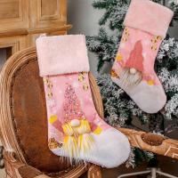 Christmas Stocking Lovely Sparkly Christmas Ornament with Lights Socks Tights