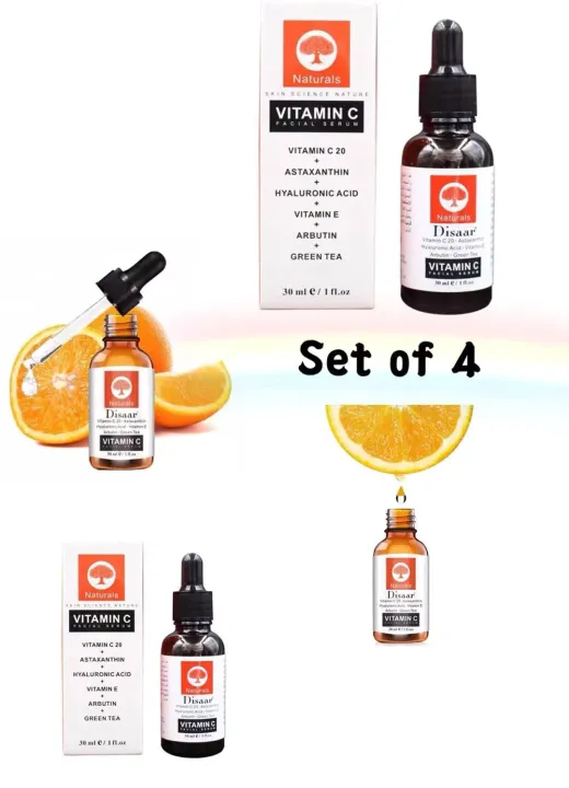My secret (SET OF 4) Natural Vitamin C & Hyaluronic Hyaluronic Acid Serum 30ml Lazada PH