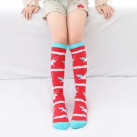 YGT new spring warm long girls socks animal unicorn kids children over knee high cotton baby socks for infant