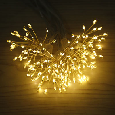 4.7ft LED 10 Flower Fairy Lights with 8 Lighting Modes Waterproof Garden Decoration String Lamp for Christmas Party
