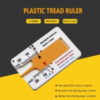 1pcs Car Wheel Tread Depthometer Depth Indicator Tire Wheel Measure Tool Ruler Plastic Tread Gauge Universal Durable Portable