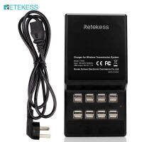 Retekess T130 exmax ATG-100T ระบบไกด์นำเที่ยวแบบไร้สายเครื่องชาร์จ USB 16 พอร์ต