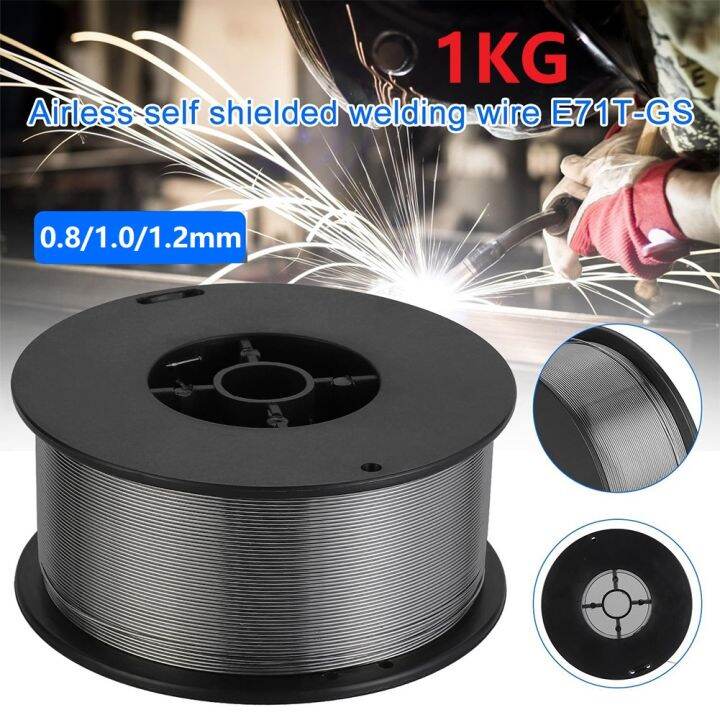 MIG Welding Wire E71TGS Gasless Flux Core Wire 0.81.01.2mm 1KG Welder