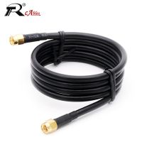 1PC SMA Male to SMA Male High Frequency RG58 RF Coaxial Cable 50ohm WiFi Antenna Extension Cable Connector Adapter Pigtail