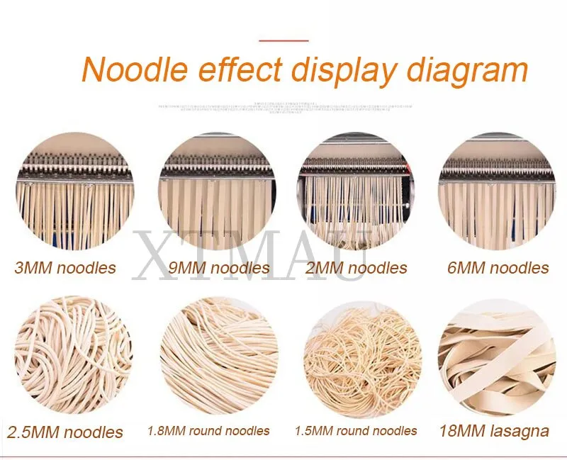 FKM 1.5mm 3mm 9mm Electric noodles making pressing machine