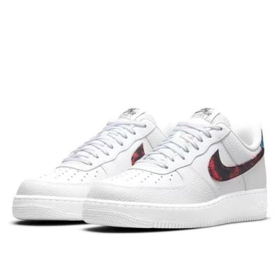 [HOT] Original✅ NK* A F 1 Low "Tie-Dye" White Blue Red Swoosh- Mens And Womens Sports Sneakers Couple Skateboard Shoes {Limited time offer}