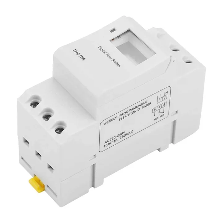 THC15A Digital Timer Switch Programmable Electronic Time Control Switch ...