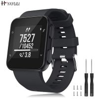 YAYUU Band Compatible for Garmin Forerunner 35  Soft Silicone Replacement Watch Strap for Garmin Forerunner 35 Smart Watch Wires  Leads Adapters