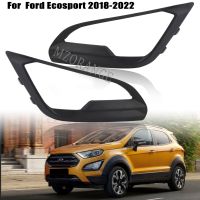 ฝาครอบไฟตัดหมอกด้านหน้าสำหรับ Ford Ecosport 2018 2019 2020 2021 2022 ABS สติ๊กเกอร์ตกแต่งขอบอุปกรณ์เสริมรถยนต์กรอบไฟหน้า