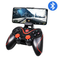 Terios T3 รองรับบลูทูธ Gamepad สำหรับโทรศัพท์ Android PC จอยสติ๊ก Controle คอนโทรลเลอร์เกมไร้สายสำหรับสวิตช์/PS3 อุปกรณ์เสริม-caicai store