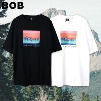 BOB Urthe - เสื้อยืด รุ่น SAVE OUR PLANET เสื้อยืดพิมพ์ลาย unisex tshirt S-3XL