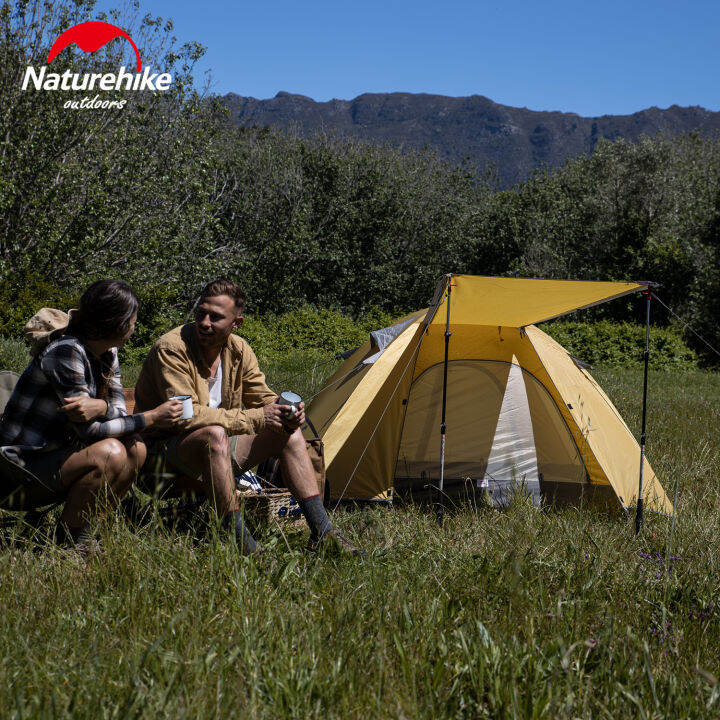 Naturehike เต็นท์สำหรับ2-4คน,เต็นท์ตั้งแคมป์กันรังสียูวี UPF50 + กันน้ำ ...