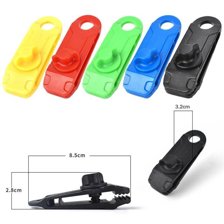 plastic-clips-adjustable-tent-shade-cloth-camping-tarp-snap-clip-lock-grip