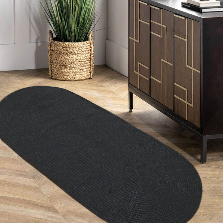 100 Natural Linen Carpet Jute Mat Water hyacinth Mat Bedroom floor mats Living room floor mat