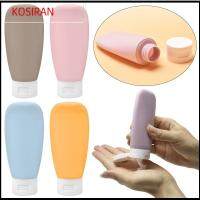 KONSIRAN 4Pcs 60ml ขนาดการเดินทาง ขวดรีฟิล ภาชนะบรรจุเครื่องสำอาง พลาสติกทำจากพลาสติก ขวดเล็กๆ แบบพกพาได้ เครื่องมือแต่งหน้าแต่งหน้า บรรจุภัณฑ์ครีมโลชั่น แชมพูเครื่องสำอาง